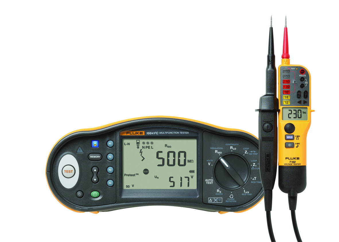 FLUKE ELECTRICAL INSTALLATION TESTER FLK1664FC SCH Electric Testers